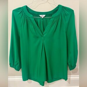 Crown & Ivy Vibrant Green Blouse